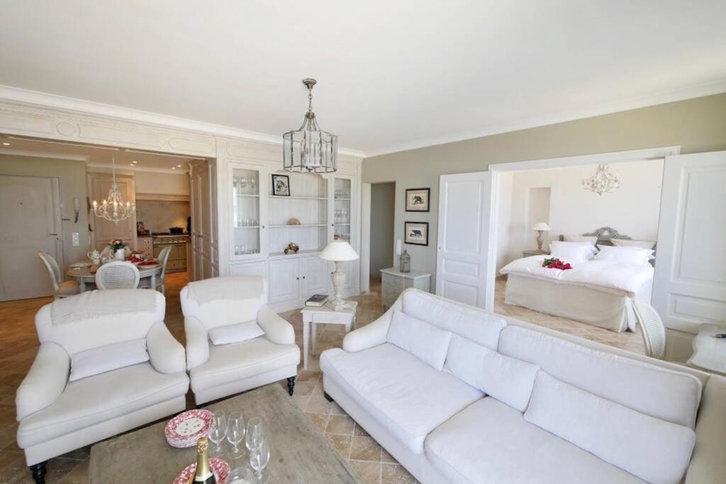 Bord De Mer - Ac, Wifi, Chic, Sea View, Beach 2 Minutes Walk Antibes Exterior foto